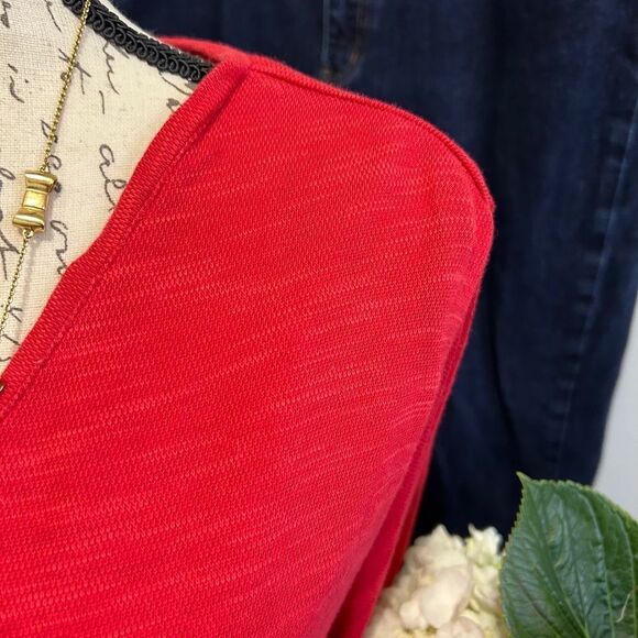 J. Jill Vibrant Red Tunic - Picture 2 of 7